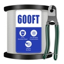 1/8 Stainless Steel Cable Railing, 7x7 Strand Construction with Cutter, 600FT