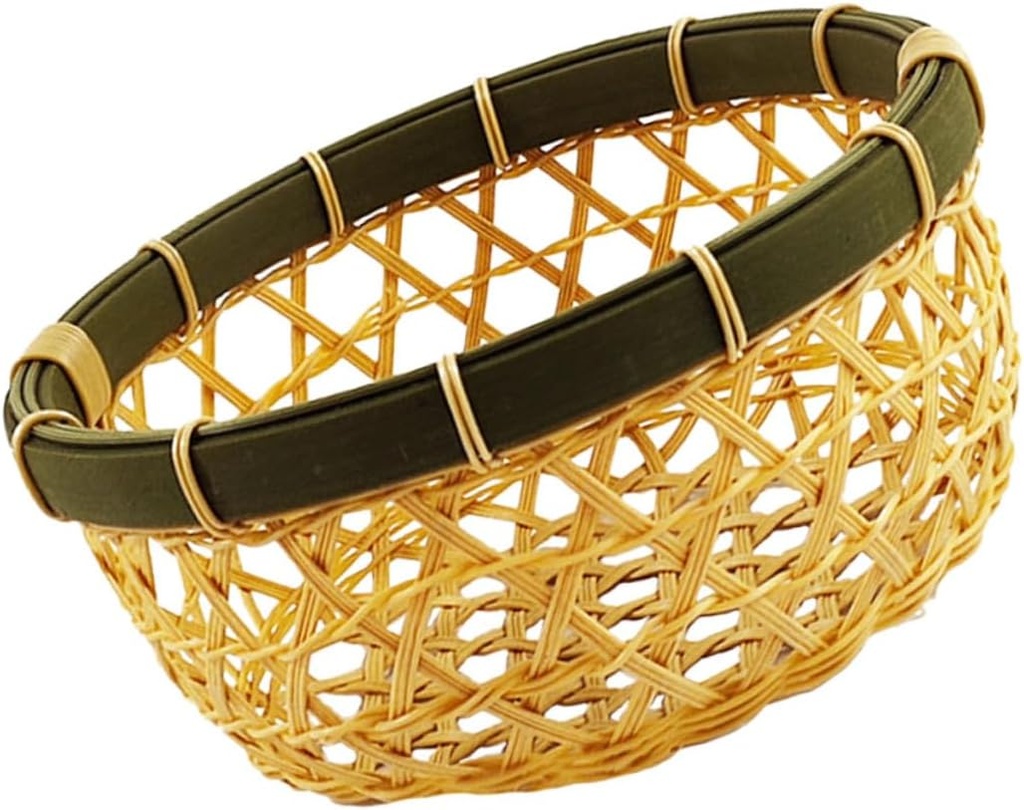 Ciieeo Fruit Basket for Kitchen Handmade Vegetable Basket Material Bread Storage Decorative Kitchen Supplies