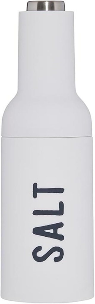 Santa Barbara Design Studio Electric Grinder Face to Face Designs Matte Metal Automatic Grinder, 8.75" Tall, Salt