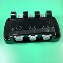 Ice Cream Machine Accessories, Commercial Ice Cream Machine Liquid Outlet Valve, Compatible for YKF-8228 Soft Ice Cream Machine Front Panel Accessories Discharge Valve (Excluding Handle)