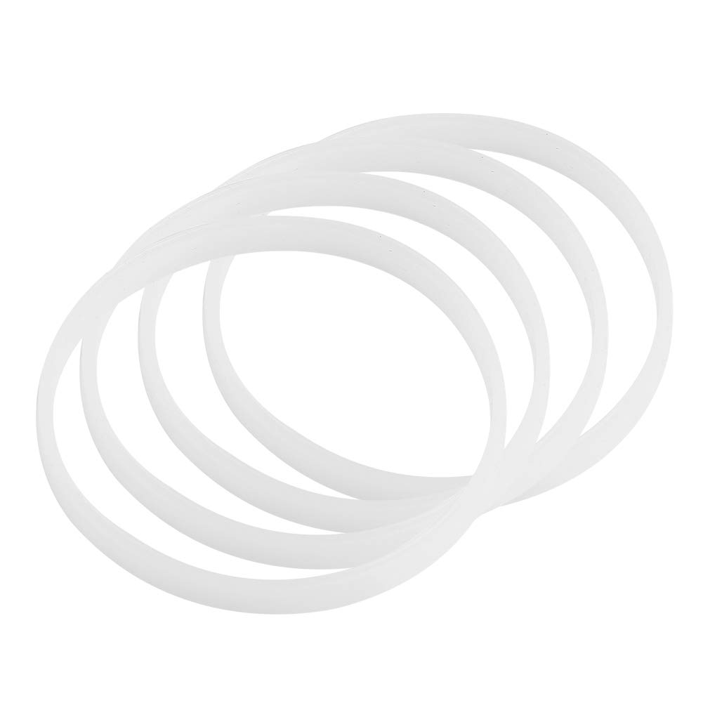 Fdit White Rubber O- Replacement Gasket (4Pcs) for Juicer Blender - Accessory