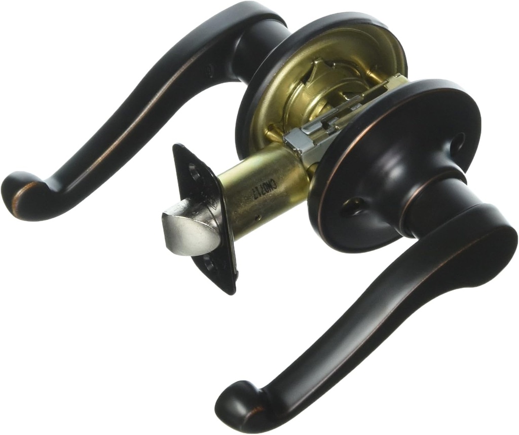 LaSalle Passage Lever Lockset in Aged Bronze