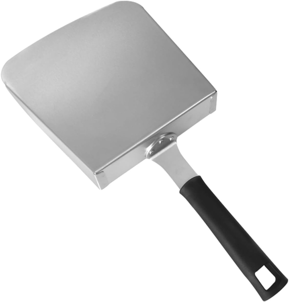 Griddle Scraper Ice Popcorn French Fries Shovel Stainless Steel Food Scoop