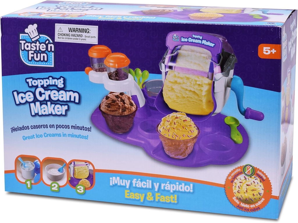 Taste'n Fun Topping Ice Cream Maker