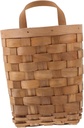 Multifunctional Woven Storage Bin Wall-mounted Hanging Basket Kitchen Organizers Rattan Fruit Storage
