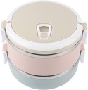 lunchbox + Thermal Lunch Box Portable Stainless Steel Container Food (2 layers)