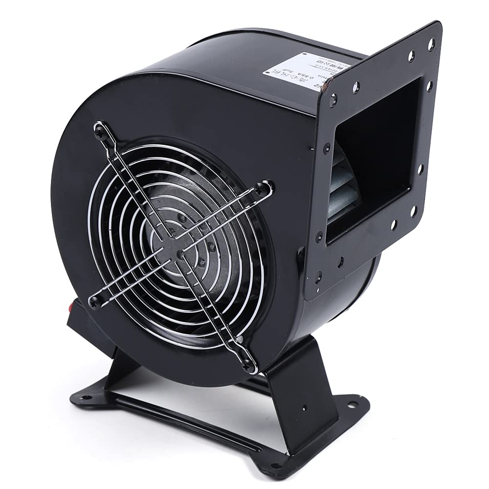 Centrifugal Blower, 120W 196CFM Extractor Fan, 2600r/min Blower, Black, for Extruder Cooling, Kitchen Equipment, Electronic Equipment, Duct Ventilation