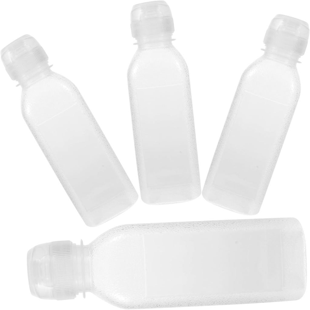 4pcs Transparent Plastic Squeeze Bottles for Cooking Oil Sauces Condiments Food-grade Precision Dispenser with Measurement Scale Bbq Baking Roasting