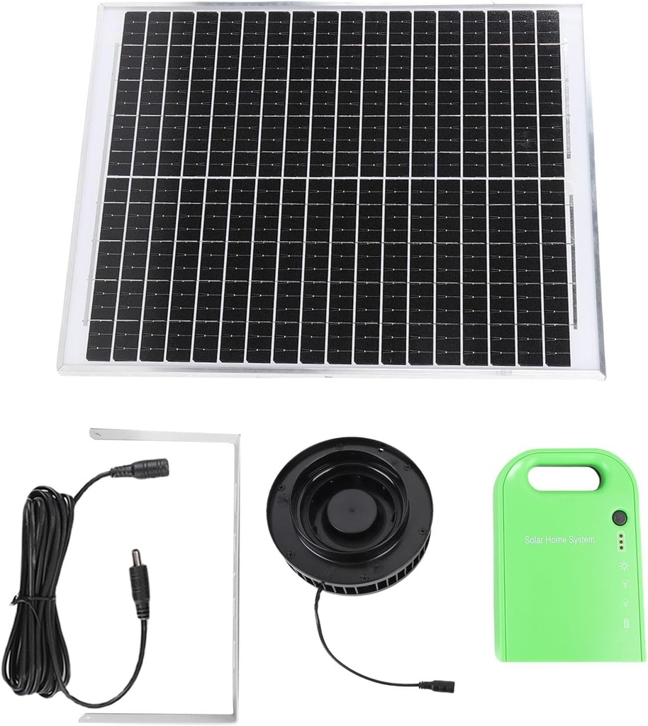 20W Solar Powered Ventilation Fan Solar Duct Fan Solar Attic Exhaust Fan with 6000mAh Battery IP68 for 110mm 160mm Pipe Attic Warehouse