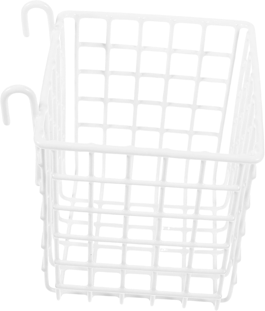 Garneck over The Door Storage Rack Hanging Basket Bracket for Kitchen Bathroom Bedroom Wire Mesh Basket