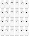 2 Ounce Honey Bears with Sealable White Screw Top Lid - 24 Pack (2 oz. Bear, 24pk, White)