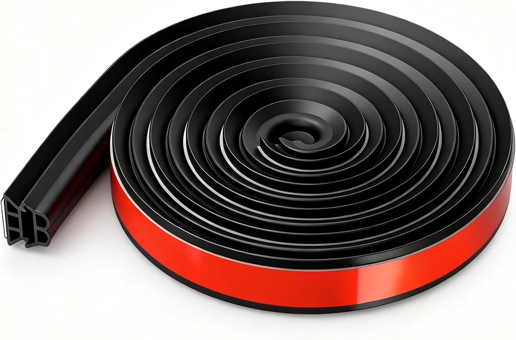 Automotive Weather Stripping for Lamborghini Urus, Soundproof Rubber Car Door Seal Strip Universal Weatherstrip for Car Doors Waterproof Trim Seal,26M