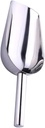 Garneck Stainless Steel Ice Scoop Ice Scoop for Serving Smooth Surface Capacity Sturdy Design for Ice Makers and Kitchen Use