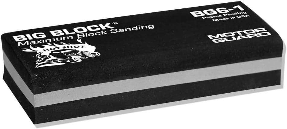 Motor Guard - Big-Block Maximum Sanding Block 6-1/2 (BG6-1), One Size
