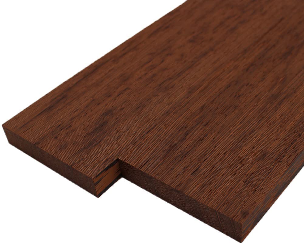 Barrington Hardwoods Wenge Lumber Boards - 3/4" x 4" (2 Pieces) (3/4" x 4" x 12")