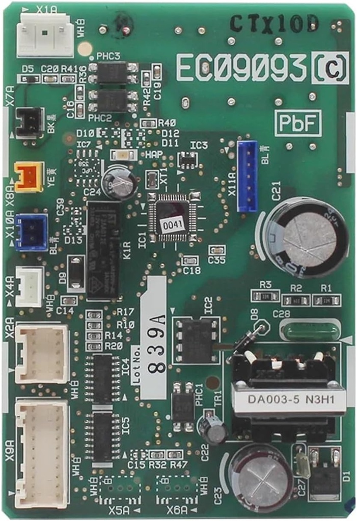 Printed Circuit Assy Contorl EC09093 Part No. 1992809 Compatible with Daikin Indoor Units FCQ48TAVJU FCQG125FVEB Models