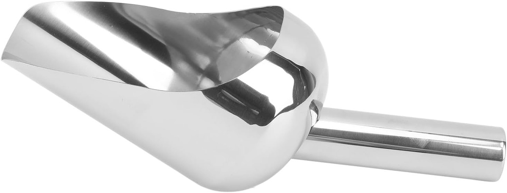 aqxreight Stainless Steel Large Capacity Food Shovel Multifunctional Ergonomic Design Kitchen Bar Buffet Wedding (Small Size, Diameter: Approx. 40cm / 15.7in), aqxreight2sro6a0cxb-11