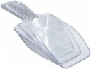 2 Sets of Plastic Ice Scoops Kitchen Flour and Candy Scoops Household Bar Ice for Supermarket Use
