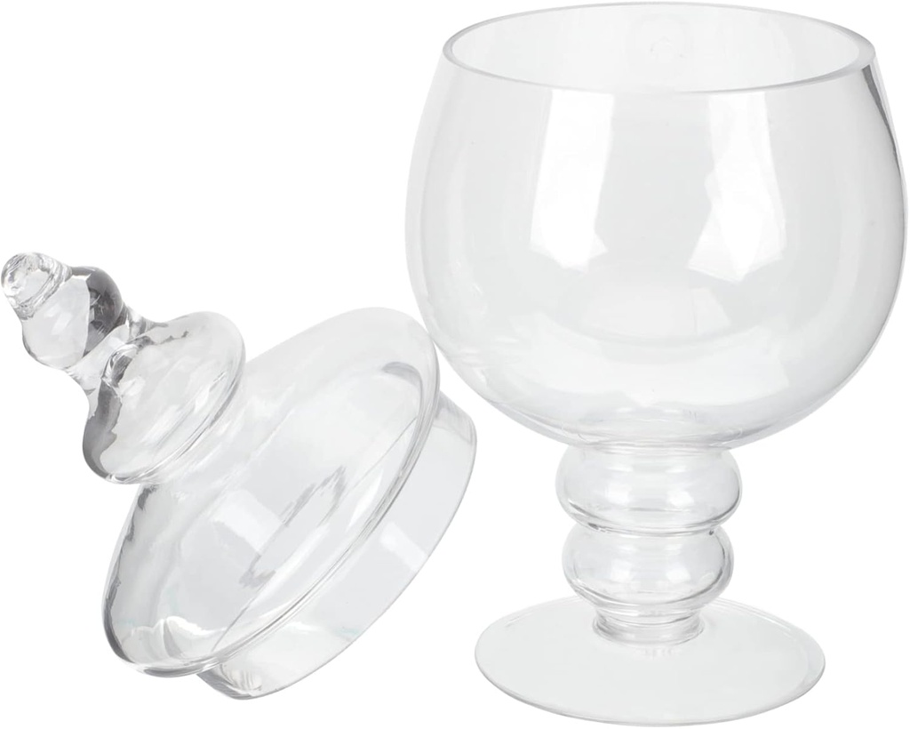 Candy Jar Lid Glass Candy Container Cookie Jar Lid Snack Holder for Home