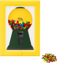 Candy Dispenser Frame,Handy Fast Distribution Candies,Wall Mounted Sweet Dispenser Picture Frame,Hanging Gumball Machine Art for Candies, Nuts, Suitable for Birthday & Christmas Gifts