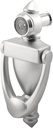 Prime-Line U 10327 Door Knocker and Viewer, 9/16 In. Bore, 180 Degree View Angle, Satin Nickel (Single Pack)