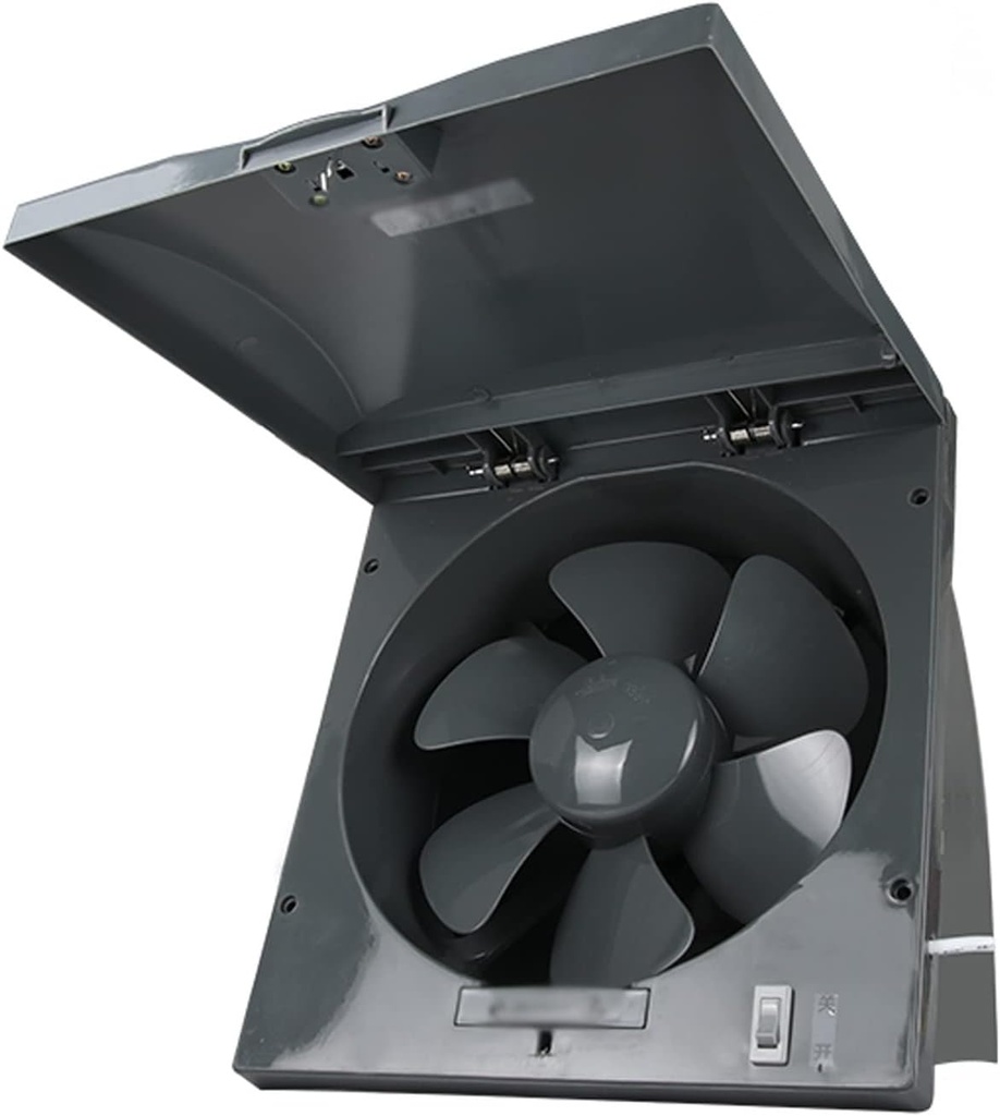 Ventilation Fan 10"" Kitchen Exhaust Fan Household Oil Fume Clamshell Ventilation Fan 6-Blade Powerful Ventilating Fan with Oil Collecting Tank,30W,417CFM Ventilating