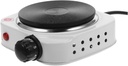 Garneck 110v Mini Electric Hot Plate with Adjustable Temperature Control Compact Single Burner for Cooking for Home Office Camping and Rv Use Compatible with Various Cookware