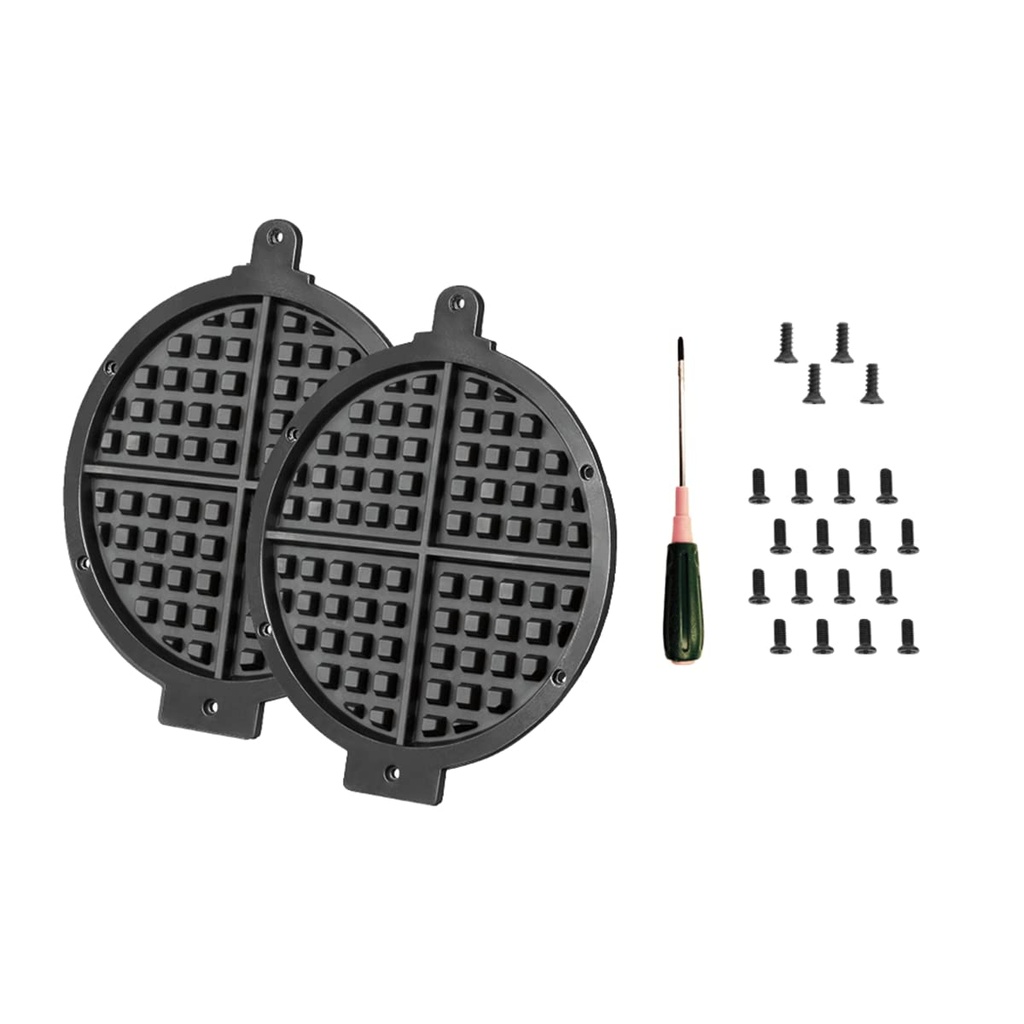 Classic Waffle Plates Replacement Kit for Waring Commercial Classic Waffle Maker, Model WWD180X