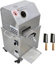 Sugar Cane Juicer Electric Sugarcane Press Vertical Sugar Cane Ginger Press Juicer Sugarcane Juice Extractor 3 Stainless Steel Rollers Juice Press Machine 300Kg/H with 2 Knives 110V