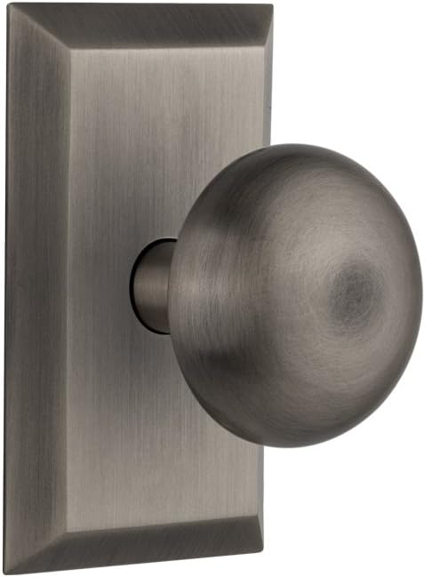 Nostalgic Warehouse Studio Plate & New York Round Door Knob