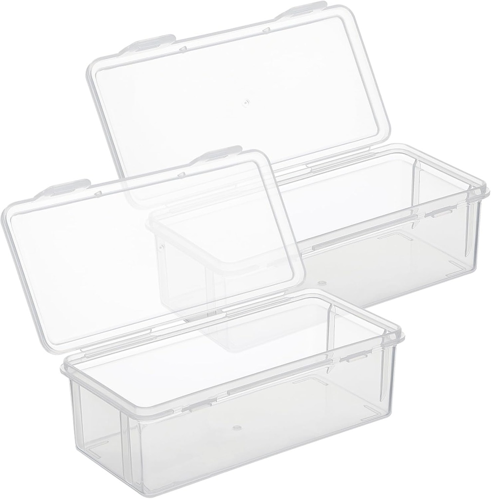 Kitchen Storage Holder 2pcs Bread Box Loaf Bread Organizer Toast Container Fridge Holder