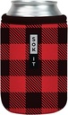 Sok It CanSok Sleeve for Beer & Soda Insulated Neoprene Cover (Buffalo Check, 12oz Can Sleeve)