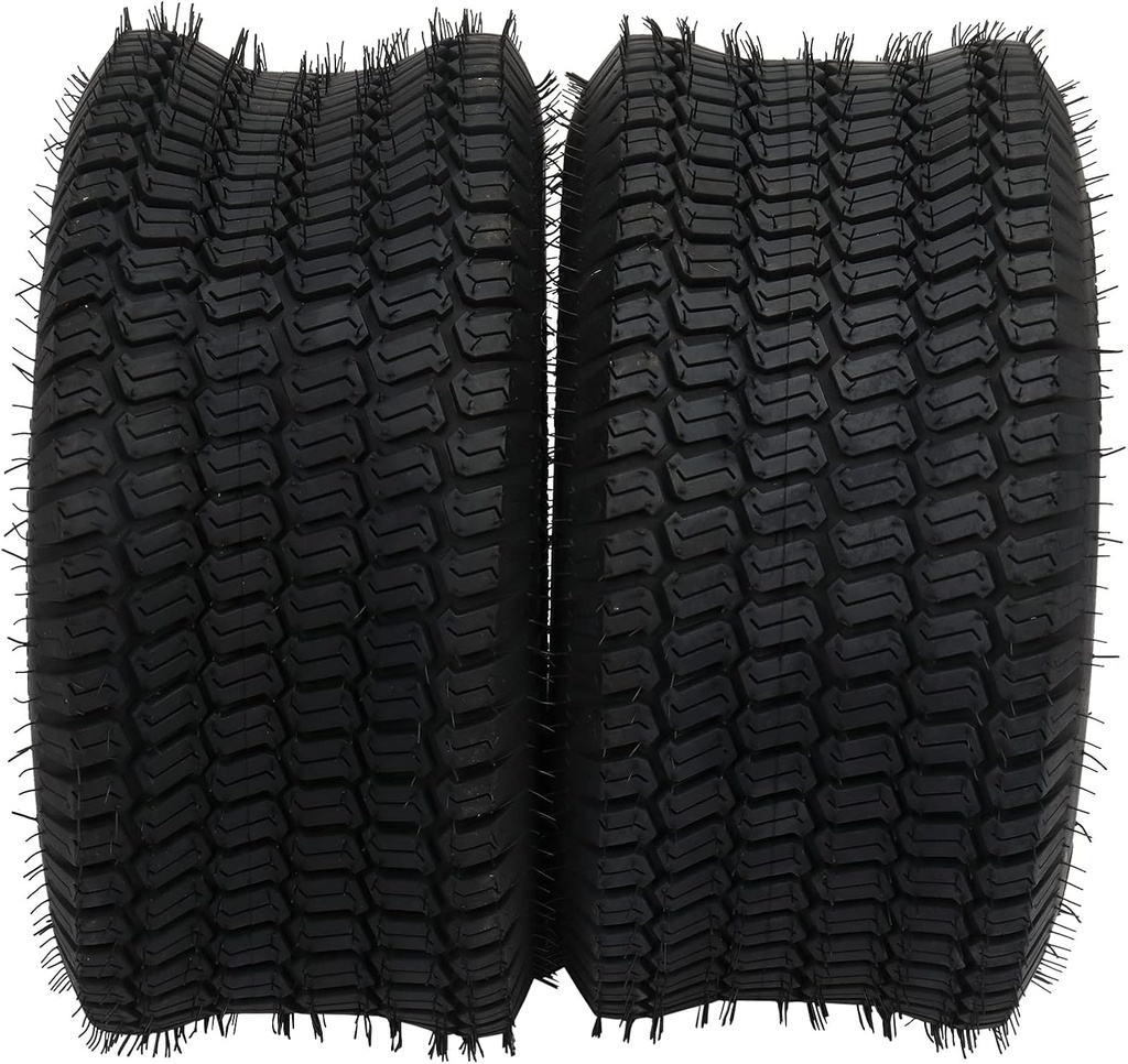 26x12-12 Lawn Mower Turf Tires, 4 Ply Tubeless Grass Tires Set of 2, Fits Riding Mowers, Garden Tractors