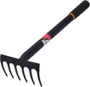 BESPORTBLE 1pc Garden Rake Manganese Teeth Gardening Tool for Cultivating Soil Loosening and Weeding Tight Spaces Efficient Handheld Plowing Rake for Flower and Vegetable Preparation