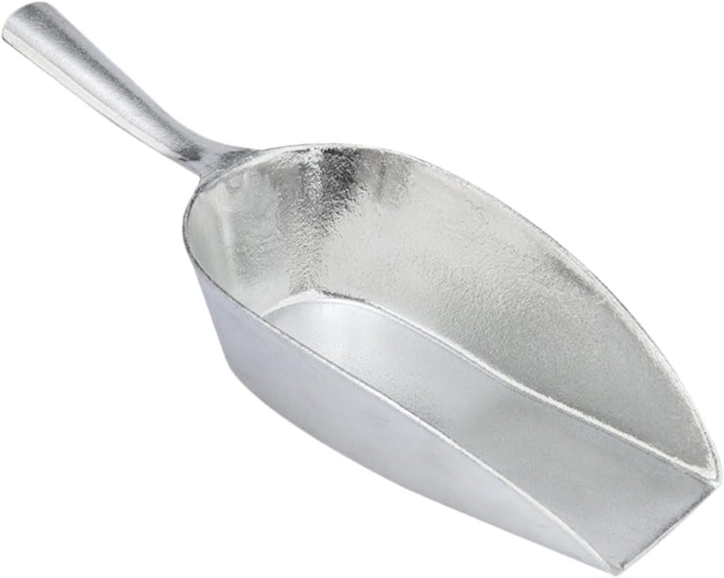 OUNONA Reusable Aluminum Alloy Ice Scoop Ice Cube Shovel for Freezer Kitchen Use Multi Purpose Food Scoop Sturdy Cost for Ice Flour Rice More