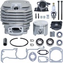 for 61 Fit for 625 630 Chainsaw Piston Cylinder Kit 48mm with Gaskets Oil Seal Spark Plug 26 in 1
