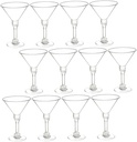 15Pcs Disposable Cocktail Goblets Unbreakable Drinking Glasses for Parties Festivals Celebrations Lightweight Elegant Design for Liquor Wine and Desserts