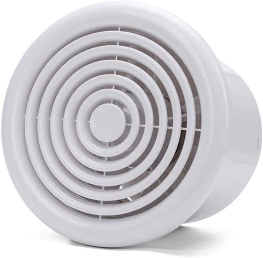 ventilation fan Wall Mounted Exhaust Fan, Industrial Metal Exhaust Fan 14W 110-240V White 190x190mm 100m³/h Air Flow