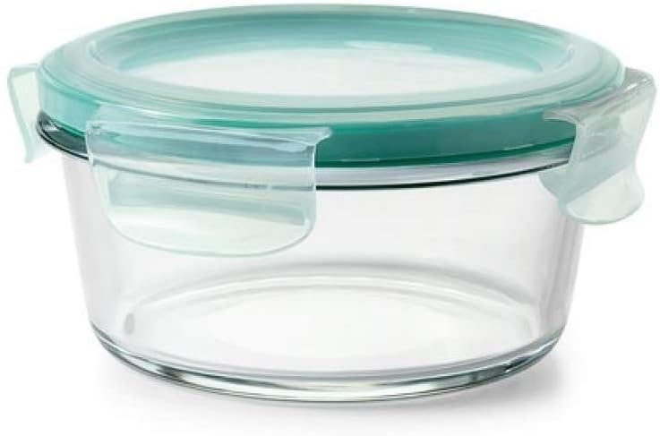 OXO Good Grips 2 Cup Smart Seal Glass Airtight Round Food Storage Container