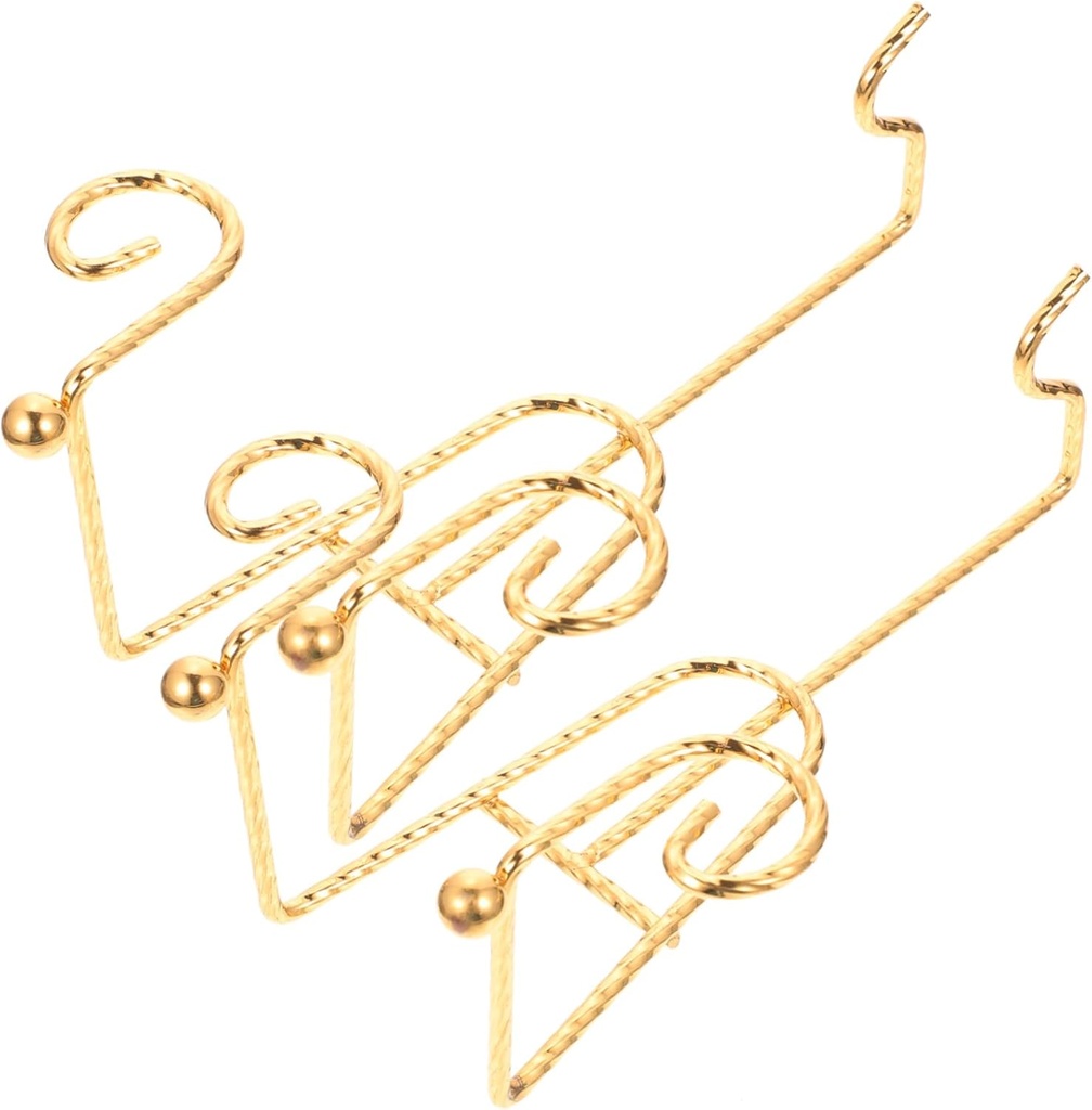 2pcs Elegant Coffee Cup Holder Metal Plate Display Stand Dish Holder Iron Material