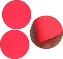 2pcs Silicone Microwave Mat Non- Heat Insulation Pot Pad for Kitchen Use Suitable for Microwave Oven and Cold Storage Red