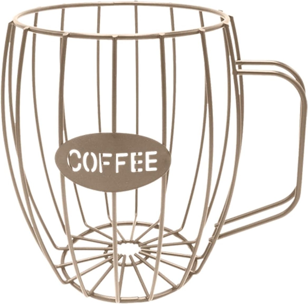 Cup Holder and Coffee Pod Holder K Cup Organizer Large Capacity K Cup Holders Coffee Pod Storage for Counter Kitchen Cafe Bar Small Dish Drying Rack Over Sink (B, One Size)