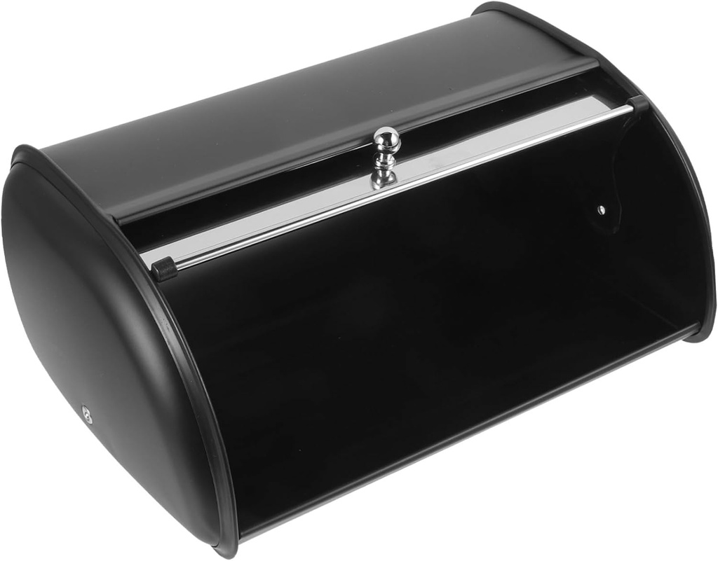 Stainless Steel Bread Box for Kitchen Countertop Large Capacity Bread Container with Window Desktop Storage Organizer Snacks Fruits Multifunctional Kitchen Accessory