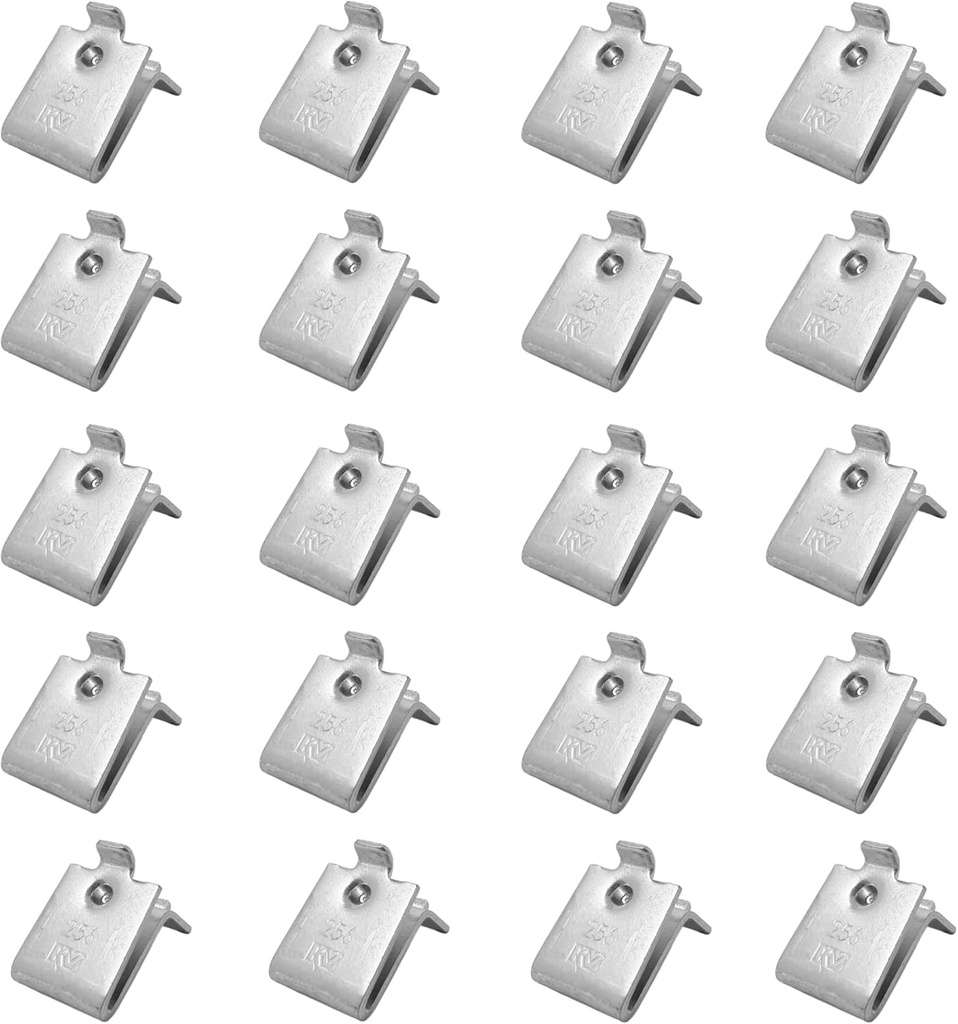 Knape & Vogt Knape and Vogt Adjustable Steel Pilaster Shelf Support Clip Zinc (Pack of 20)
