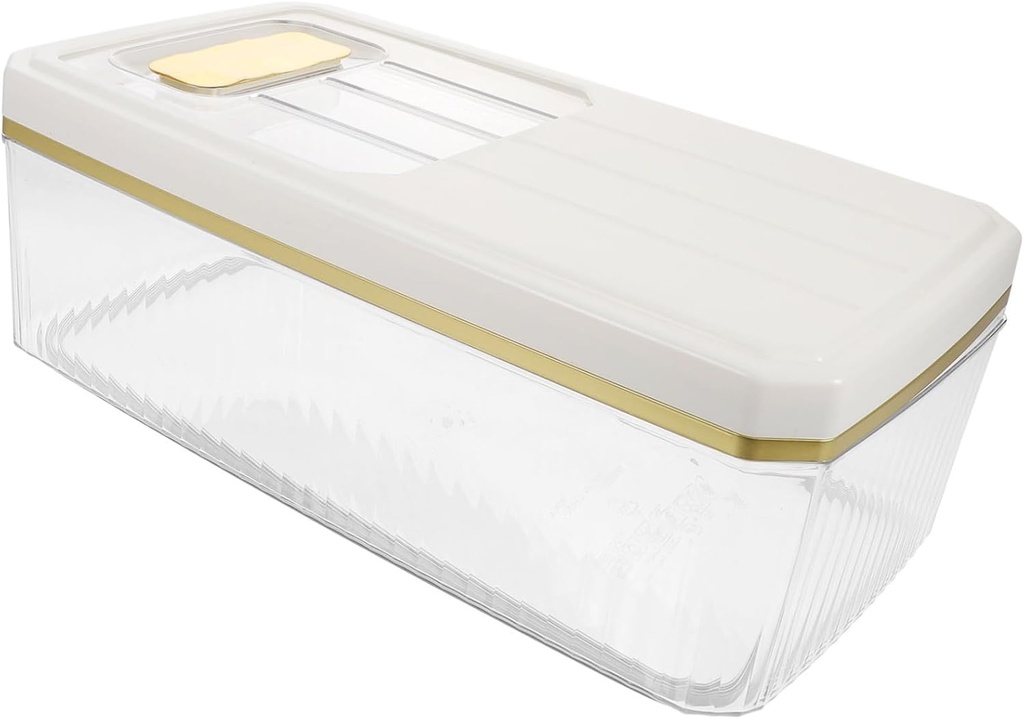 Rice Storage Container Capacity Airtight Design for Dry Food Home Organization Transparent Rice Dispenser for Kitchen Counter Easy Identification and Access