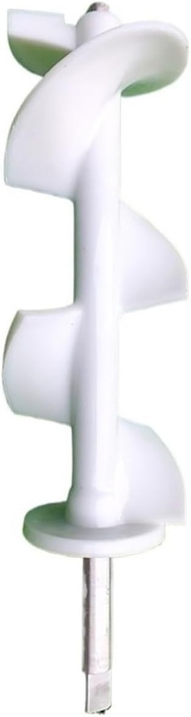 Ice Cream Maker White Mixing Screw/Shaft - Compatible with Carpigiani, Compatible with Oceanpower. Ice Cream Mixer Part, 1 Pcs Replacement