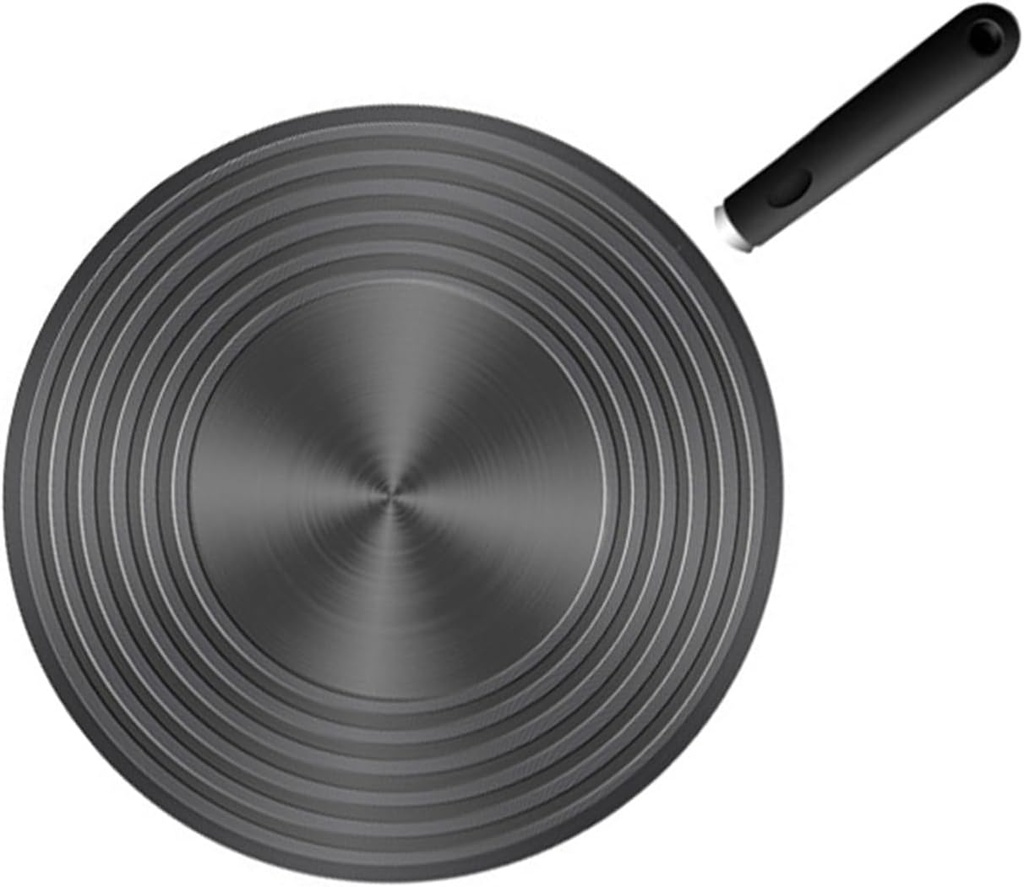 Heat Conduction Plate Gas Stove Heat Diffuser Plate Flame Guard Simmer Ring Hob Plate with Handle for Gas Electric Stove(28cm)