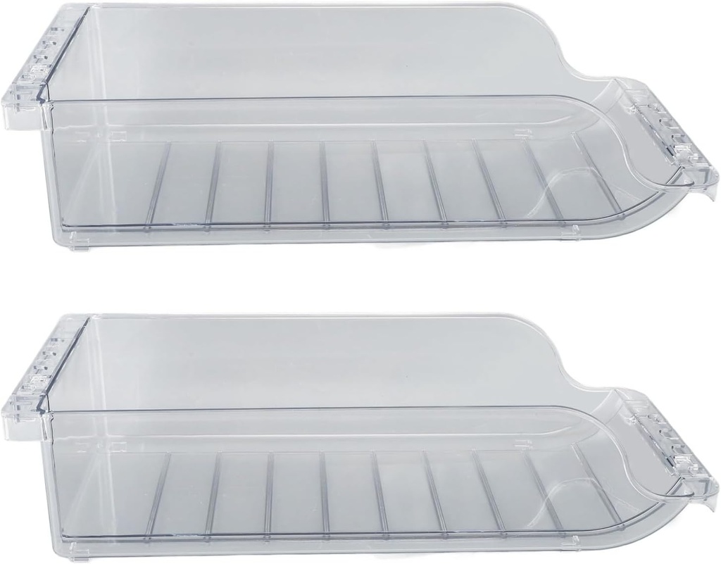 2PCS Soda Can Dispenser Drink Holder Canned Food Storage Container Can Organizer with Retractable Design for Refrigerator Cabinet Shelf