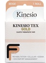 Kinesio Taping - Elastic Therapeutic Athletic Tape Tex Gold FP - Beige – 2 in. x 16.4 ft