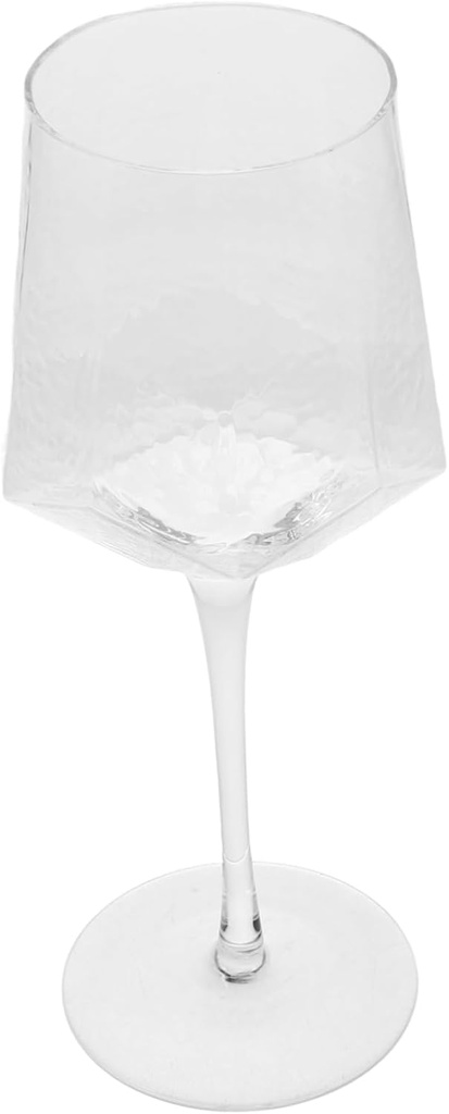 Crystal Red Wine Glasses Set Stemmed Cups Hammered Rim for Outdoor Parties Elegant Wedding Goblet Barware Glassware